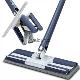 Mops X-type Squeeze Floor Mop With Cleaning Scraper Hand-free Wash Home Lazy Tool Replace Cloth Heads 360 Flatvaiduryd