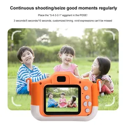 Camcorders 40MP Kids Digital Camera Dual Lens HD Video 20 Inch IPS Screen Mini with Lanyard Educational Toys 231030