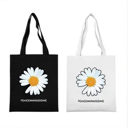 KPOP G-Dragon Daisy Printing Peaceminusone Borsa per la protezione ambientale Piccarica Borsa di stoccaggio Studenti BASSO DI GRANDE ASSAZIONE FH598 20091351S