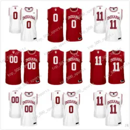 Anpassade Indiana Hoosiers Red White Personalized ED Namn Ett nummer 4 Victor Oladipo 11 Thomas NCAA College Basketball Jersey S3XL