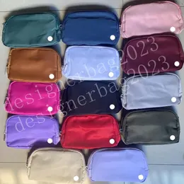 LL Torba jogi wszędzie torba pasowa 1l Fanny Pack Designer Klasyczny klatkę piersiową nylon nylon damski mężczyzn na ramię crossbody talia Projektanci torba torba