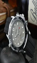 OmegSeamaste Brand Top quality Men Watch 42mm Full Function Stopwatch Black Blue Grey Rubber clock Luxury Quartz President Day Da6533450