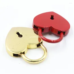 Party Favor 100pcs Heart Shaped Couples Locks Lover Love Old Vintage Antique Style Small Padlock Wedding Decorations