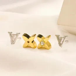 20 orecchini di stile designer per donna orecchino a bottone lettera di marca orecchino in oro accessori di gioielli di lusso regalo per feste