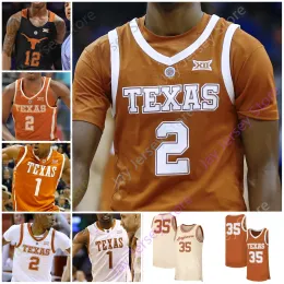 Texas Longhorns Basketball Jersey NCAA College Durant Greg Brown Andrew Jones Will Baker Courey Ramey Gerald Liddell Matt Coleman III