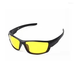 Sunglasses 2023 Polarized Men Sport Sun Glasses Brand Designer Night Vision Driving Enhanced Light Anti-glare UV400