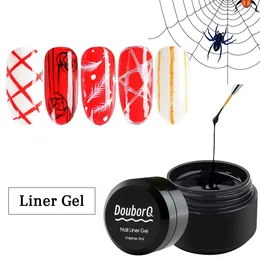 Nail Gel 5pcs 5ml Art Stretch Drawing Glue Spider Liner Molding Manicure UV 0437