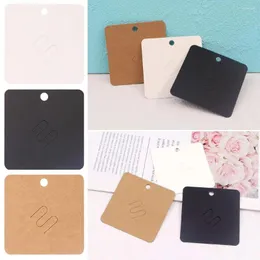 Jewelry Pouches Quality Creative Display 7 7cm Brooches Cards Sale Hang Price Tag Packaging Kraft Paper