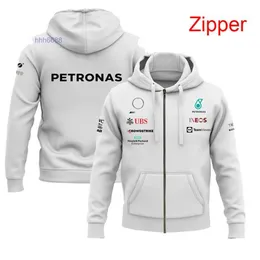 Herren Hoodies 2023/2024 Neue F1 Formel 1 Racing Team Sweatshirts Autumnwinter 3D-gedruckte Straße und Damen-Pullover mit Reißverschluss Harajuku Top Wcu9