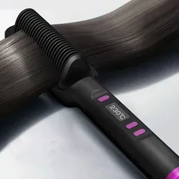 Prostownicze włosów 2 w 1 Curling Iron Electric Coman wielofunkcyjny prosty prostownik Hombie Stylowania Stylowania proste