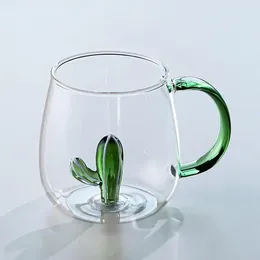 Wine Glasses Creative 3D Cartoon Animal Figurine Glass Cup Coffee Mug Teacup For Desktop Decoration Christmas Birthday Valentine's Day Gift