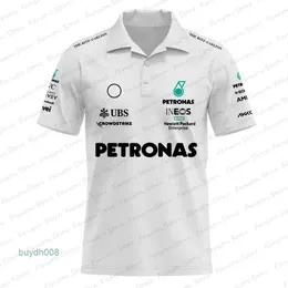 T-shirty mężczyzn 2023/2024 Nowa F1 Formuła One Racing Team Polos Fan Summer Polo Shirt Bluza Lewis 44 George 63 Driver HBE0