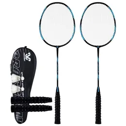 Rackette di badminton 1 Set Speed 09 Rackette di badminton sudore-asorbente maniglia di impugnatura antissca per coppia leggera Rackette di badminton impostato per Home 231201