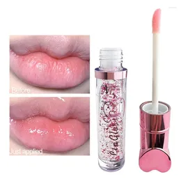 Lip Gloss Hidratante Óleo Claro Hidratante Tingido Brilhante Brilhante Com Nutrição de Longa Duração para Mulheres