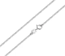 Classic Basic Chain 100 Real 925 Sterling Silver Lobster Clasp Necklace Fit for Pendant Women Men Fine Jewelry YMN0422867931