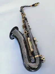 Kaluolin Professional Tenor Sax 최고의 품질 블랙 골드 T-901Tenor 색소폰 B 플랫 곡 악기 악기 선물