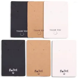 Jewelry Pouches Earring Cards Necklace Display Card With Bag 50pcs Self- Bags For DIY Packaging Findings