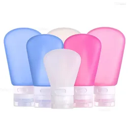 Storage Bottles 1Pcs 37ml 60ml 89ml Portable Silicone Refillable Bottle Empty Travel Packing Press For Lotion Shampoo Cosmetic Squeeze