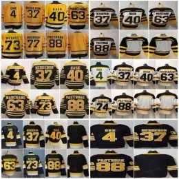 College-Kleidung Man Reverse Retro Patrice Bergeron Jersey Brad Marchand David Pastrnak Charlie McAvoy Tuukka Rask Jake DeBrusk Bobby Orr Hockey