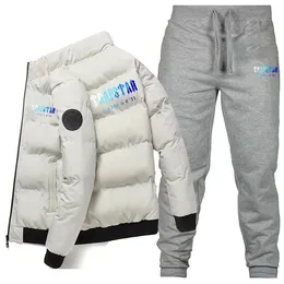 23 Tuta da uomo tech trapstar tute con cappuccio Europa American Basket Football Rugby due pezzi con felpa con cappuccio a maniche lunghe da donna pantaloni piumino invernale