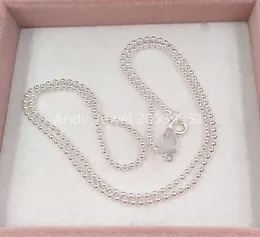 Colar de prata esterlina 925 autêntico, corrente de urso gargantilla de plata, serve para estilo de joia de urso europeu, presente 1119001104699755