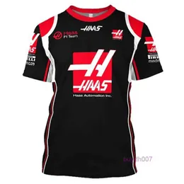 Men's T-shirts 2023/2024 New F1 Formula One Racing Team Team's 3d Printed Y2k Shirts Women's Scoop Neck Lvzg