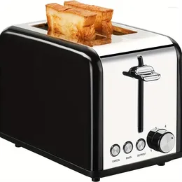 Bread Makers 850WaToaster Extra-Wide Slot Toaster Rated Prime With 6 Shade Settings Removable Crumb Tray