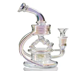 88inchs Recycler Dab Rigs Hookahs Thick Glass Water Bongs Smoke Pipe Percolator Oil Gravity Glass Bong With 14mm Bowl9011108