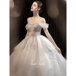 Urban Sexy Dresses Wedding Dress Bridal off Shoulder Minimalist Princess Trailing Lace formal occasion dresses 231202