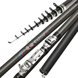 Boot Angelruten 27M 36M 45M 54M 6 72M Carbon Teleskop Rock Rod Ultra Licht locken Karpfen Reise Ozean Spinning 231202