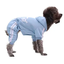 Hundkläder för små hundar Yuexuan Autumn Winter Warm Puppy Pet Cat Coat Jacket Sport Dog Jumpsuits Chihuahua French Bulldog Clothing Outfit