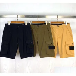 Mens Shorts Highly Quality Cargo Pants For Designer Summer Men Sweatpants With Letters Badge Sports Trouser 3 Colors Optional Drop Del Dhisu
