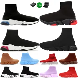 2023 Designer Paris Sock Shoes For Me Women Triple-S black White Red Breathable Sneakers Race Runner Shoes Walking Sports Outdoor Eur 36-47