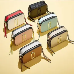 Retail Shoulder Bags Wallets marc handBags Designer Bags Women Simple Wide Shoulder Strap m Color Matching Small Square j Crossbo218s