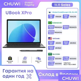 Laptops Chuwi 2023 13 Ubook Xpro 2 em 1 Tablet Intel I5 10210Y Windows 11 2K 8GB 512GB 2.4G / 5G Wifi Suporte Teclado Stylus Pc Drop Del Dhdbs
