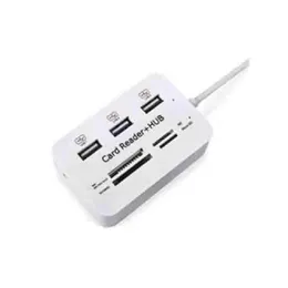 Usb Hubs High Quality New Micro Hub Combo 2.0 3 Ports Card Reader Speed Mti Splitter All In One For Pc Computer Drop Delivery Computer Otpku