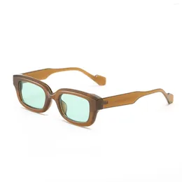 Sunglasses Tortoiseshell Square Small Face Fashion For Women Y2K Personality Men