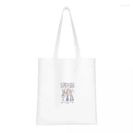 Shopping Bags Donna And The Dynamos Pastel Dancing Queens Canvas Tote Bag Women Shoulder Travel Handbag