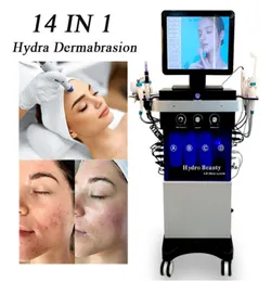 Professaional Hydro Skin Facial Microdermabrasion Machine 14 in 1 Skin Lifting High Frequency Ultrasound BIO Water Dermabrasion Mo2721859