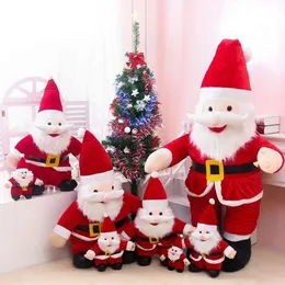 Muñecos de Papá Noel Decoraciones para ancianos y grandes juguetes de peluche Muñecas y muñecos Fábrica de mujeres