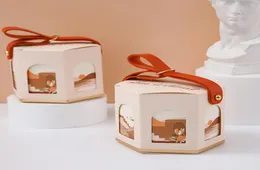 Present Wrap Handheld Candy Box Wedding Return Gift Wedding Creative Engagement Forest Series Handhållen godisförpackning med handhållen 4442437