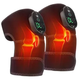 Foot Massager Electric Heating Therapy Shoulder Brace Heating Knee Massager Support Adjustable Heating Belt For Arthritis Joint Injury 231202
