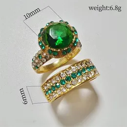 DHgate.com:Elegant Gold Hip Hop Ring for Women, Inlaid