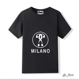 Moschino Womens Designer Hoodie Of Luxury Fashion Tshirt Brand T Shirt Clothing Spray Letter Short Sleeve Spring Summer Tide Men And Women Tee 936