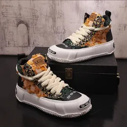 High Top Schuhe Männer Frühling Herbst Neue Jugend Mode Atmungsaktive Casual Schuhe Koreanische Version Der Trend männer Tuch Schuhe 10A40