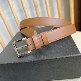 Belt for Women Genuine Leather 2.5cm Width High Quality Women fashion Designer fine leather belts needle buckle 3 color with box jeans suit skirt accessories