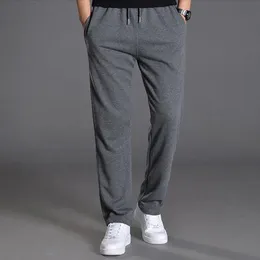 Calças masculinas Primavera Outono Corredores Homens Jogging Sweatpants Sportswear Malha Tracksuit Calças Esportivas Calças Oversize Wide Leg Roupas 231202