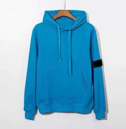 Pull Stones Island Bluet Colours Designerowie Męskie cukierki z kapturem z kapturem Kobiety swobodny długi rękaw para luźna bluza O Neck CP Hoodie 2023S Puff 1 U4831155