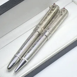 AAA sınırlı sayıda Sir Arthur Conan Doyle Rollerball Pen Monte Gümüş Metal Tasarım Ofisi Beyaz Kalemler Yazma 4956/9000