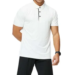 Lu Outdoor Men Sport Polo Shirt Mens Quick Dry Dry-Wicking Short Top Men Sleeve R511 4XL Casual Top GVFR